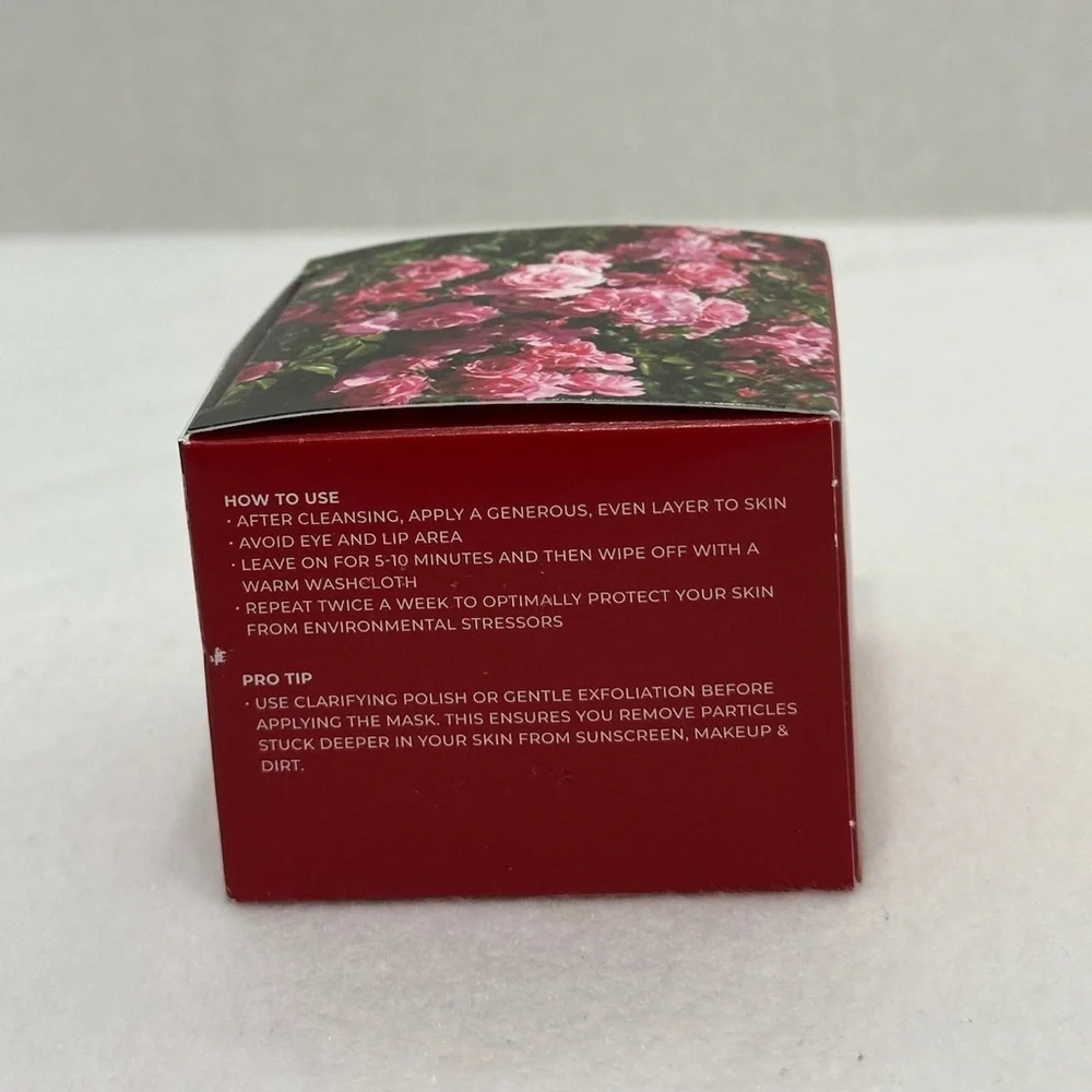 Pour Moi Skincare Rose Moisture Mask Protect Skin from Stress NEW 1.69fl oz